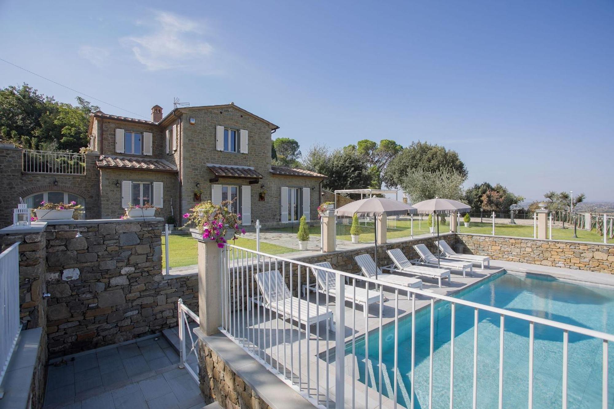 Villa Chiara Cortona Exterior foto